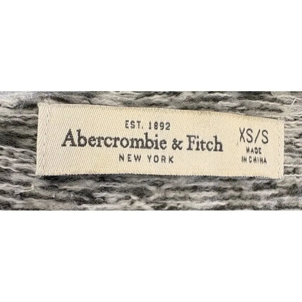 Abercrombie & Fitch Women's Open Cardigan‎ Size XS/S Wool Blend Geo Print Drape